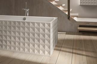 Wanne BetteLoft Ornament (weiß)